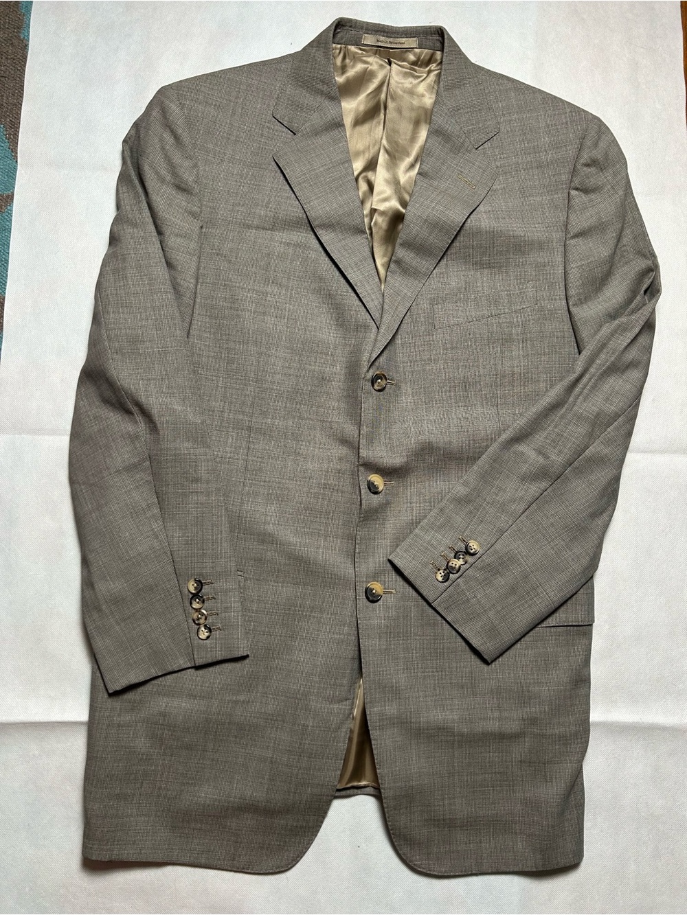 Ermenegildo Zegna wool tan size 56 L